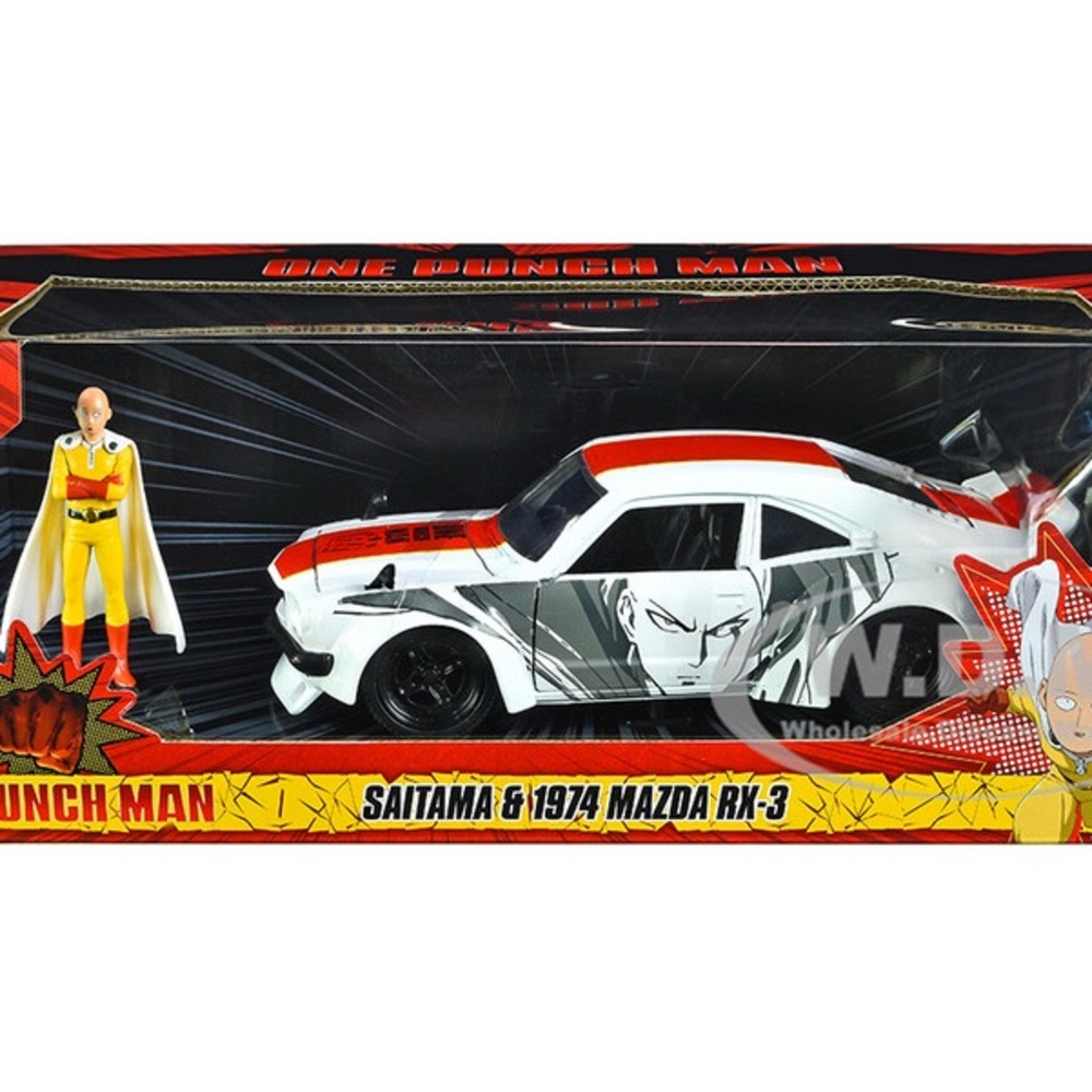 1974 Mazda RX-3 Toy Car - Red and White